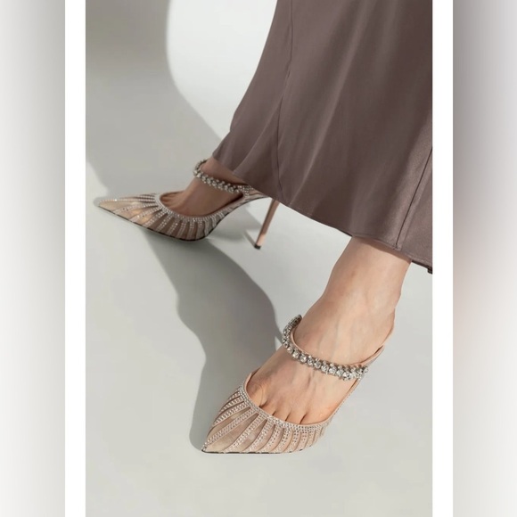 Jimmy Choo
100mm Bing crystal-embellished mules - Picture 7 of 15